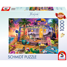 Pussel A mobile home by the beach 1000 bitar Schmidt