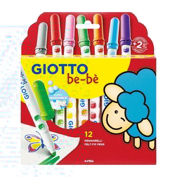 Marker Pens 12 pcs BL Giotto Be-bè