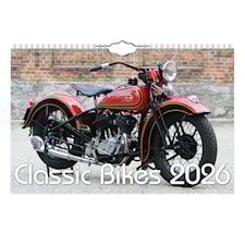 Väggkalender Classic Bikes 2026