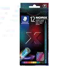 Fargeblyanter Norix 12-pakning 100% PEFC Staedtler