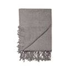 Bloomingville Pledd Bomull Lengde 170 cm, Bredde 130 cm Grå