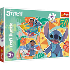 Barnpussel Happy days of Lilo & Stitch Maxi 24 bitar, Trefl