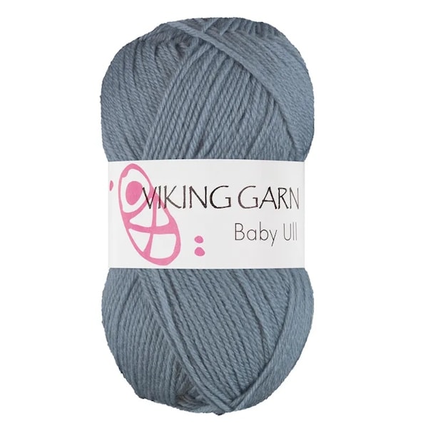 Baby Ull Garn Merinoull 50 g Viking Garn