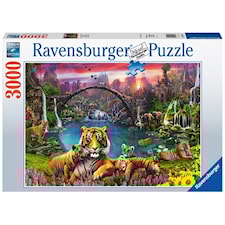 Tiger in paradise Lagune Pussel 3000 bitar Ravensburger