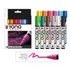 Markerpenna YONO, Set med 12 markers 1.5-3 mm