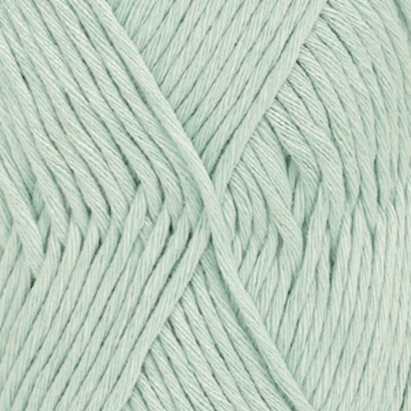Drops, Cotton Light Uni Colour, Garn, Bomullmiks, 50 g, Mint 27