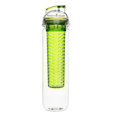 Sagaform Fresh Juomapullo Jää-/hedelmäpatruunalla 80 cl Vihreä
