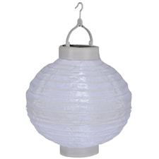 Risboll vit LED, solpanel