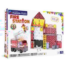 Magna-Tiles brannstasjon magnetiske byggeklosser 50 deler