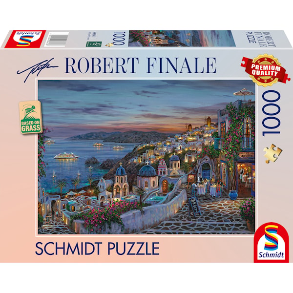 Santorini Sunset Pussel 1000 Bitar Schmidt