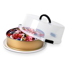 Modern House 3 To Go Springform med Lock D: 26 cm Guld