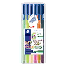 Triplus® color 6-pack, i STAEDTLER-box, 1 mm fiberspets. Watermelon