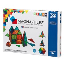 Magna-Tiles Clear Colours 32 bitar