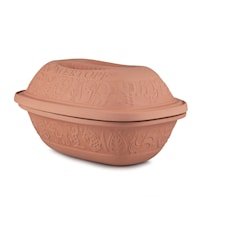 Leirgryte uten glasur, 2,5 kg, Römertopf