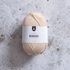 Soft Raggi Garn Akrylmiks 100 g Hazel Beige (31228) Järbo