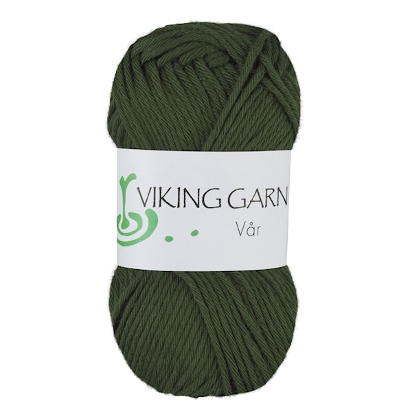 Vår 50 g Mørk gønn 433 Viking Garn