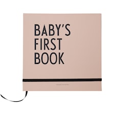 Design Letters Babyns första bok Nude
