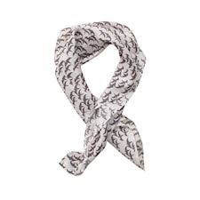 Edblad Birds Silk Scarf Off White