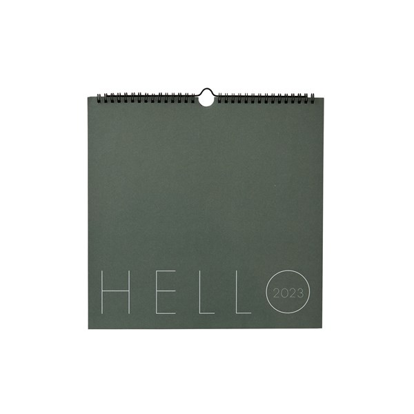 Seinäkalenteri 2023 Hello Green Design Letters online | Adlibris  verkkokauppa – Laaja valikoima ja edulliset hinnat