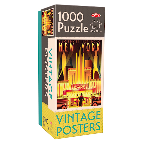 Pussel 1000 Bitar Vintage New York, Tactic