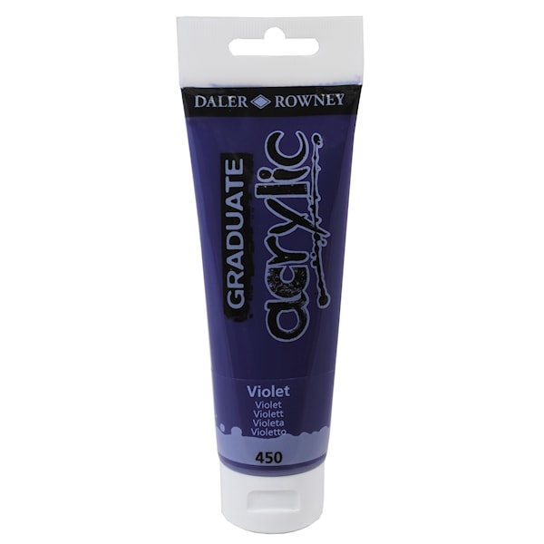 Acrylic 120 ml Fiolett Graduate Daler-Rowney