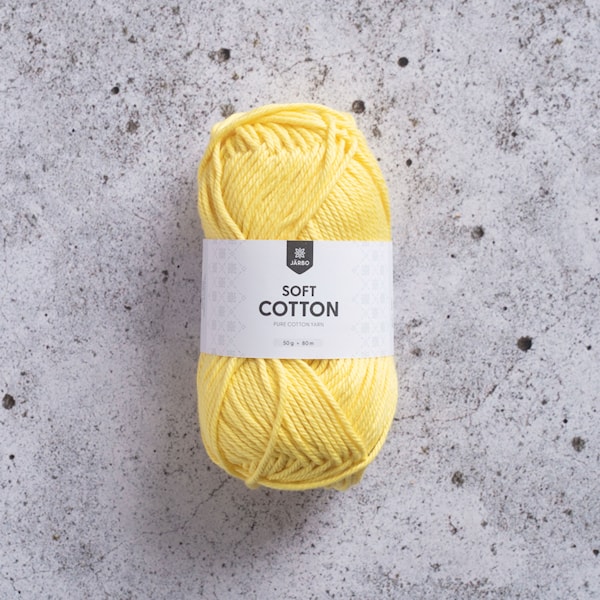 Soft Cotton Bomullsgarn 50 g Gul (8874) Järbo