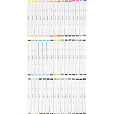 Fine line -tussi, paksuus 1+8 mm, perusvärilajitelma, 48 kpl/ 1 pkt