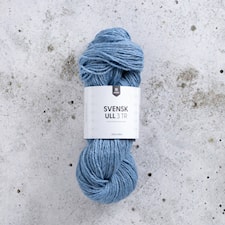 Svensk Ull 3 tr villa 100 g Tornedalen Blue 027 Järbo
