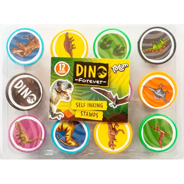 Stempler Dinosaurer 12-pack