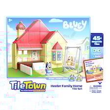 Bluey Heeler House Tile Town Magnetic Toys