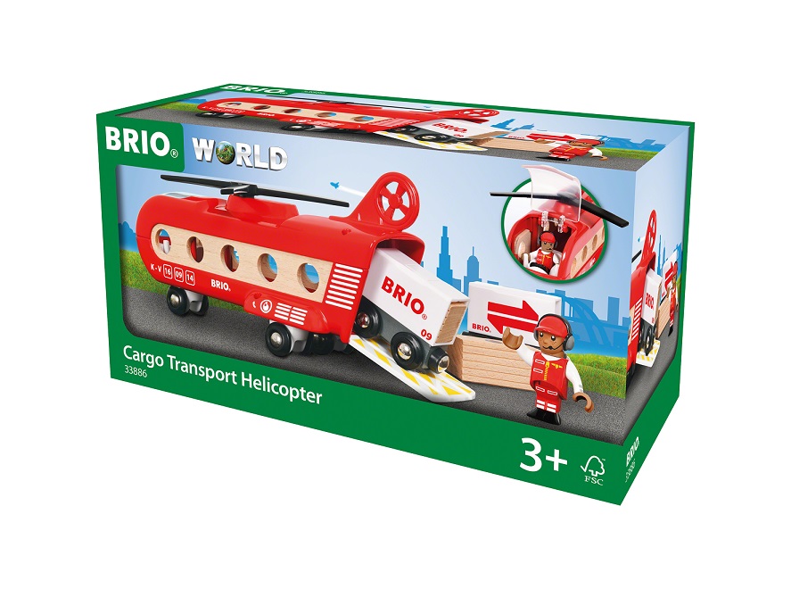 BRIO World - 33886 Kuljetushelikopteri, Brio