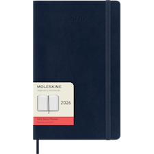 Kalender 2026 Classic Soft 12M Daily Large Sapphire Blue Moleskine