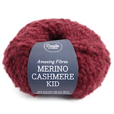 Adlibris, Merino Cashmere Kid, 50 g, Burgundy A592