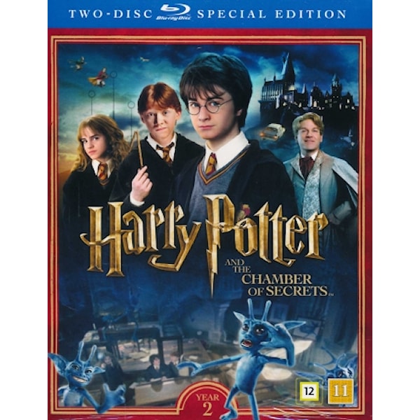 Harry Potter 2 Hemligheternas Kammare Documentary 2 Disc Blu Ray Adlibris