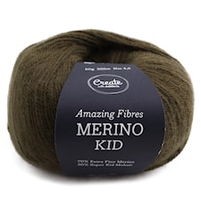 Adlibris, Merino Kid, 50 g, Olive Green A508