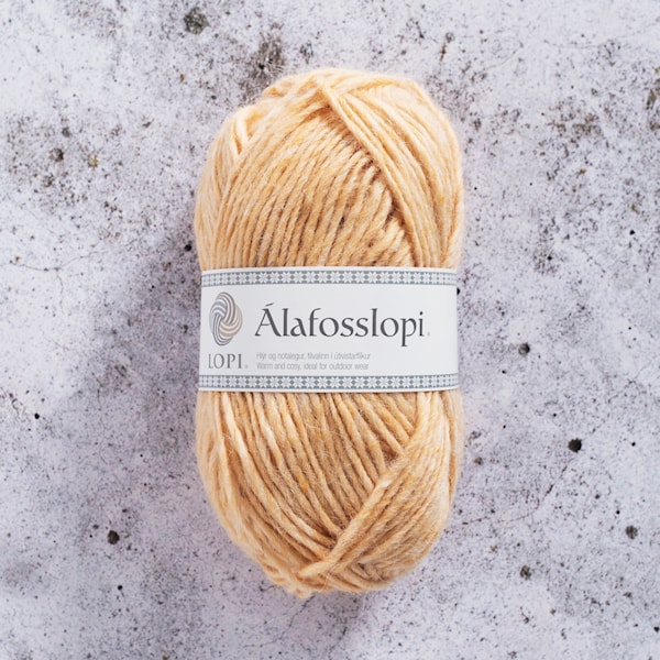Álafosslopi Garn Ull 100 g Gul Istex (1235)