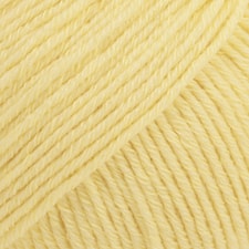 Cotton Merino Uni Colour Garn Ullmix 50 g Vanilla 17 Drops