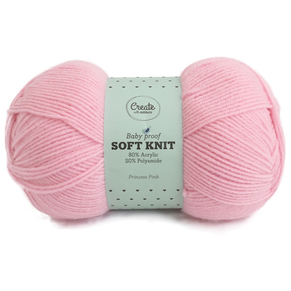 Adlibris Soft Knit 100g Princess Pink A342