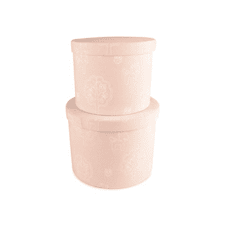 Oppbevaringsbokser, 2-pack, Bambi, Rosa, Form Living