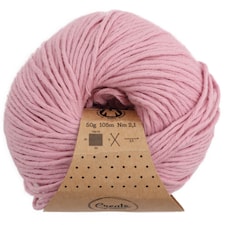 Adlibris Organic Cotton, 50 g, Pink Cloud A408