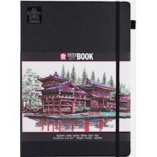 Sakura luonnos-/muistivihko 21x29 cm, 80 sivua, kerma valkoinen paperi 140g