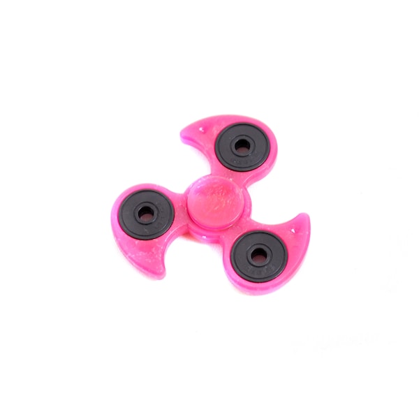 Fidget Spinner, Glow in the dark, Rosa