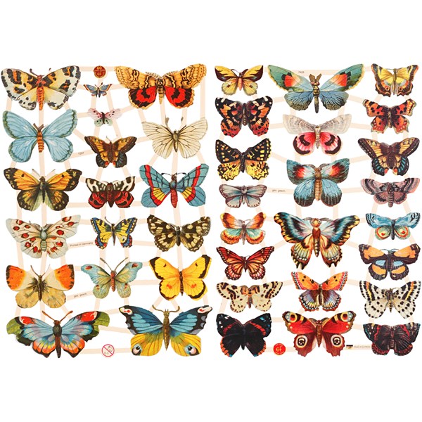 Kiiltokuvat, perhoset, 16,5x23,5 cm, 2 ark/ 1 pkk, online | Adlibris  verkkokauppa – Laaja valikoima ja edulliset hinnat