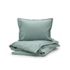Bondeco Collection Sengesett, 2 deler, 150 x 200 + 50 x 60 cm, Dark green