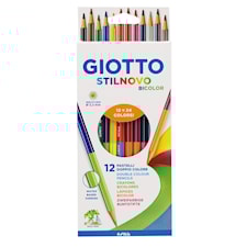 Färgpennor 12-p Bicolor, Giotto Stilnovo