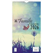 Familjekalender 4 kolumner Helår 2026 Almanacksförlaget