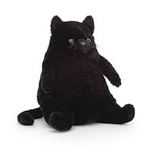 Amore Cat Black 26x18 cm Svart Jellycat