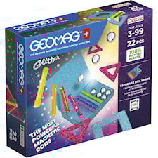 Geomag Glitter Recycled 22 delar