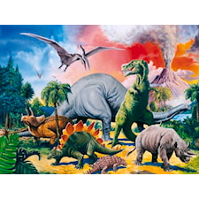 Bland dinosaurier Pussel 100 bitar Ravensburger
