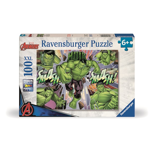 Pussel Marvel Hulk 100 bitar XXL, Ravensburger